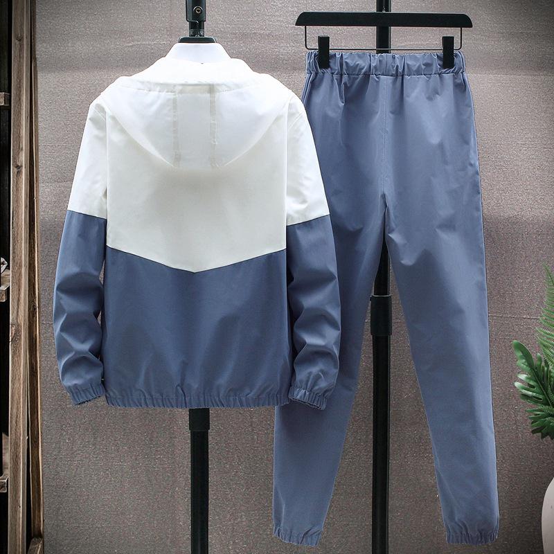 Japanese & Korean Men's Sportswear Set: Autumn Casual Hoodie & Leggings