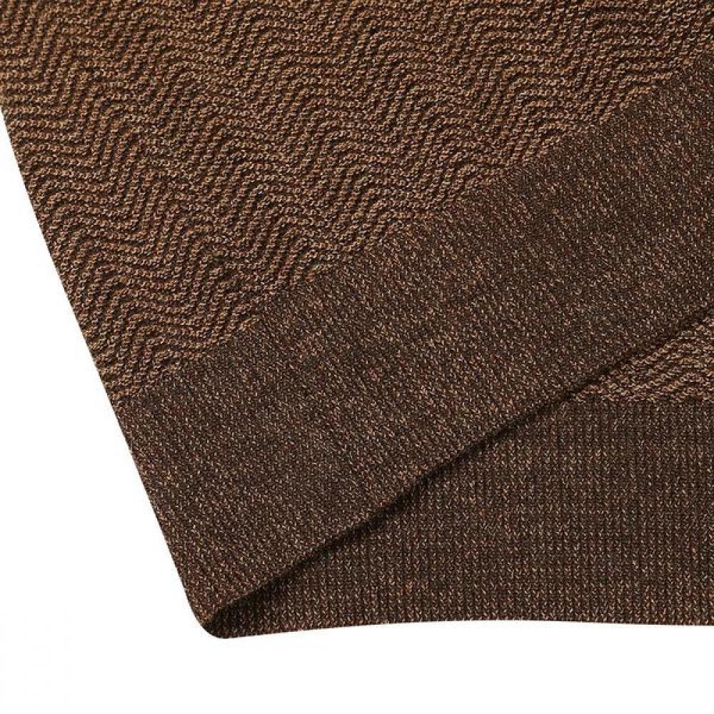 Daks Men Herringbone Pattern Collar Cardigan Dma1swcd101w1