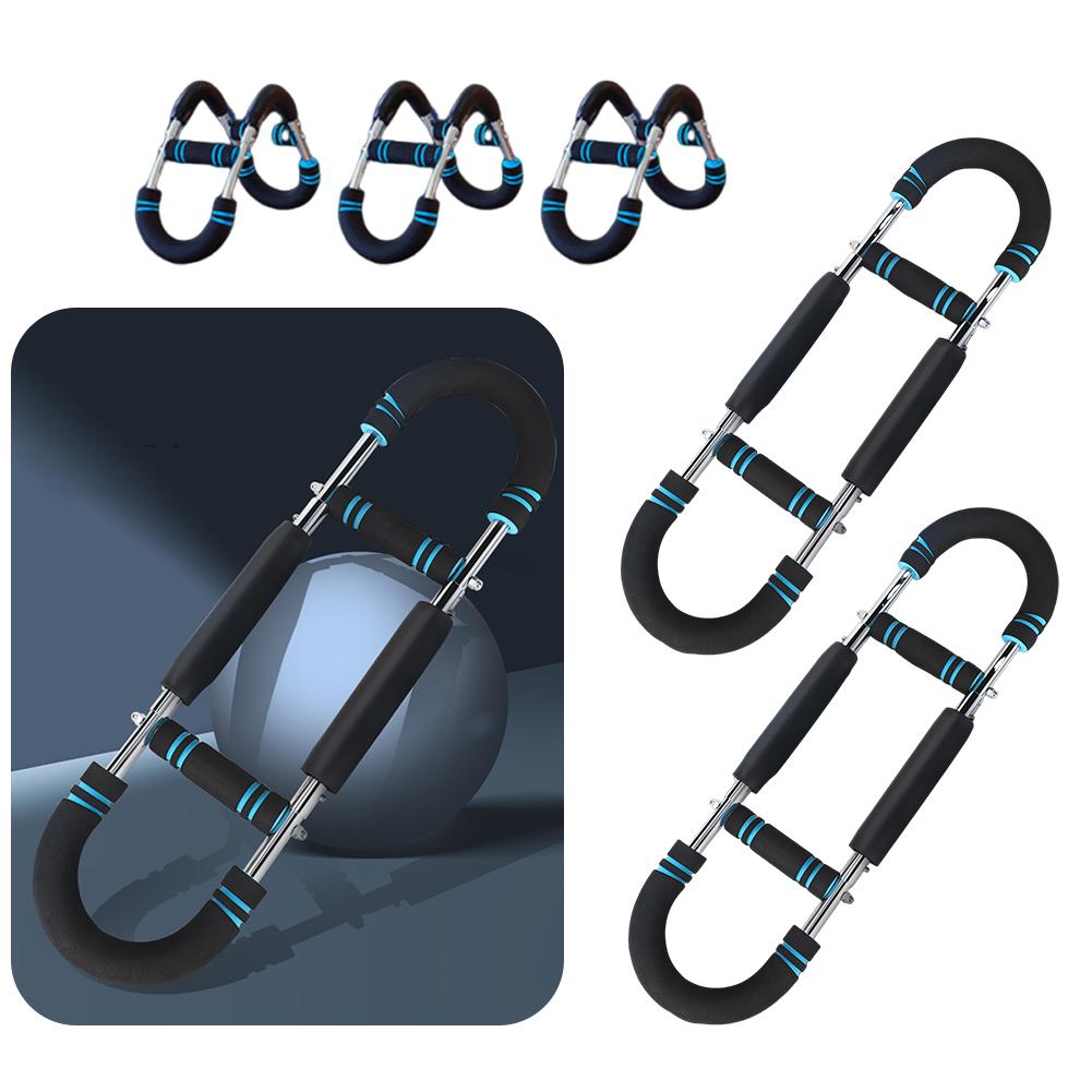 Wrist Strength Trainer Adjustable U-Shaped Arm Trainer Home Fitness Chest Expander Twister Arm Exerciser Hand Gripper Strengths