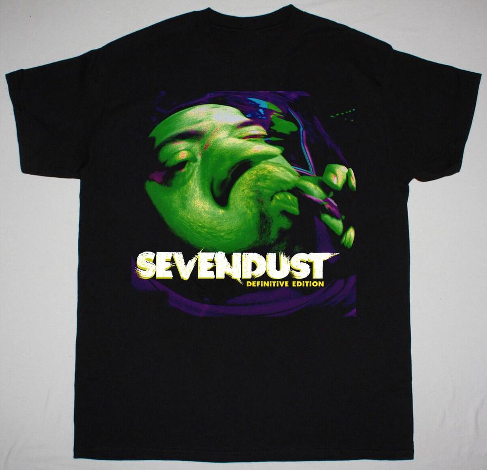 Rare! Sevendust Band T-shirt Heavy Cotton unisex S-5XL SG211  Unisex T-Shirt M