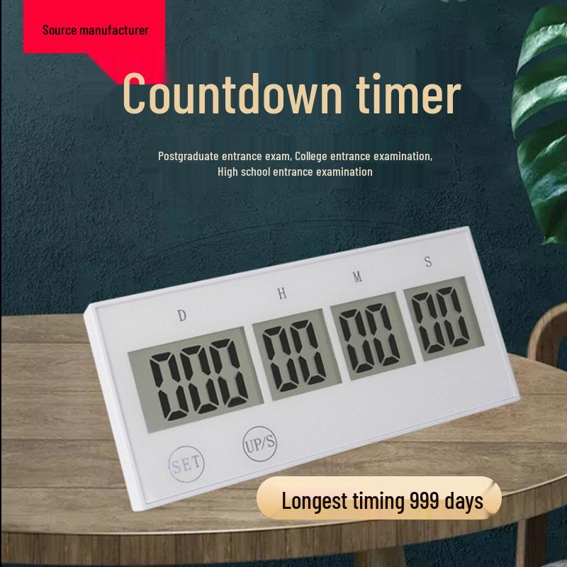 2019 Gaokao & Exam Countdown Timer: 999-Day Study Reminder Timer for Students White 210