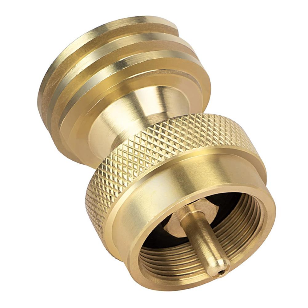 Propane Tank Adapter Converter Hook Up 20lb To 1lb for Small Propane Tanks Suitable for BBQ Grill and Camping Use