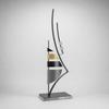 Iron Sailboat Ornament with Base Contemporary Abstract Decor Minimalist