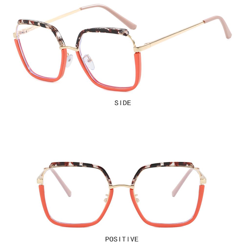 Square Glasses Frame Comfortable Computer Optical Eyewear Unisex Anti Blue Light Glasses Fashion Large Frame Eyewear For Travel