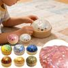 New Dumpling Stress Ball Toy with Smile Face Unique Steamer Base Squeezable Dough Ball Birthday Gift Present for Girl Boy Adult