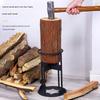 1Set Portable Firewood Splitter Iron Splitting Wedge Wood Cutter Labor Saving Log Splitting Tool for Home Use