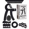 Portable Hand Grip & Finger Strengthening Set - 5-Piece for Arm, Wrist, and Flexibility Training