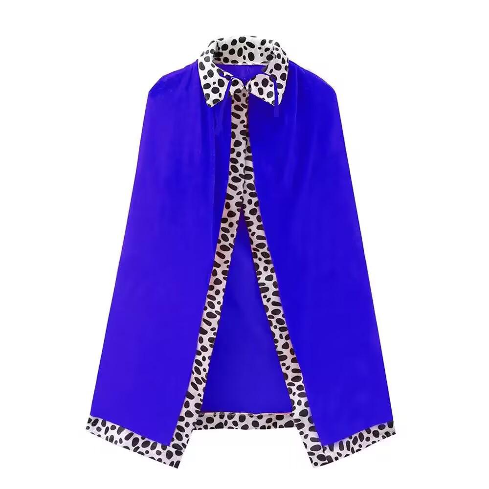 Halloween King Cloak: Kids & Adults Masquerade Costume Shawl