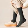Womens Warm Wool Blend Knee-High Socks Winter Thick Fleece-Lined Casual Cold Weather