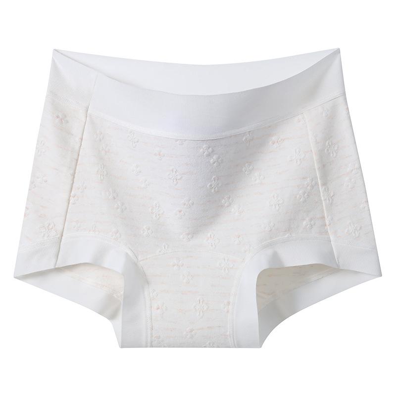 Intimo da Donna Estivo Colore Naturale Cotone Puro Cotone 10A Antibatterico Cavallo Esteso Senza Cuciture Piatto