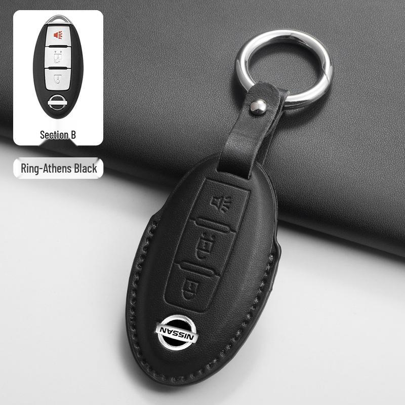 Pinke Schlüsselhülle für Nissan Patrol Y62 5-Tasten Smart-Schlüssel (2018-2019)