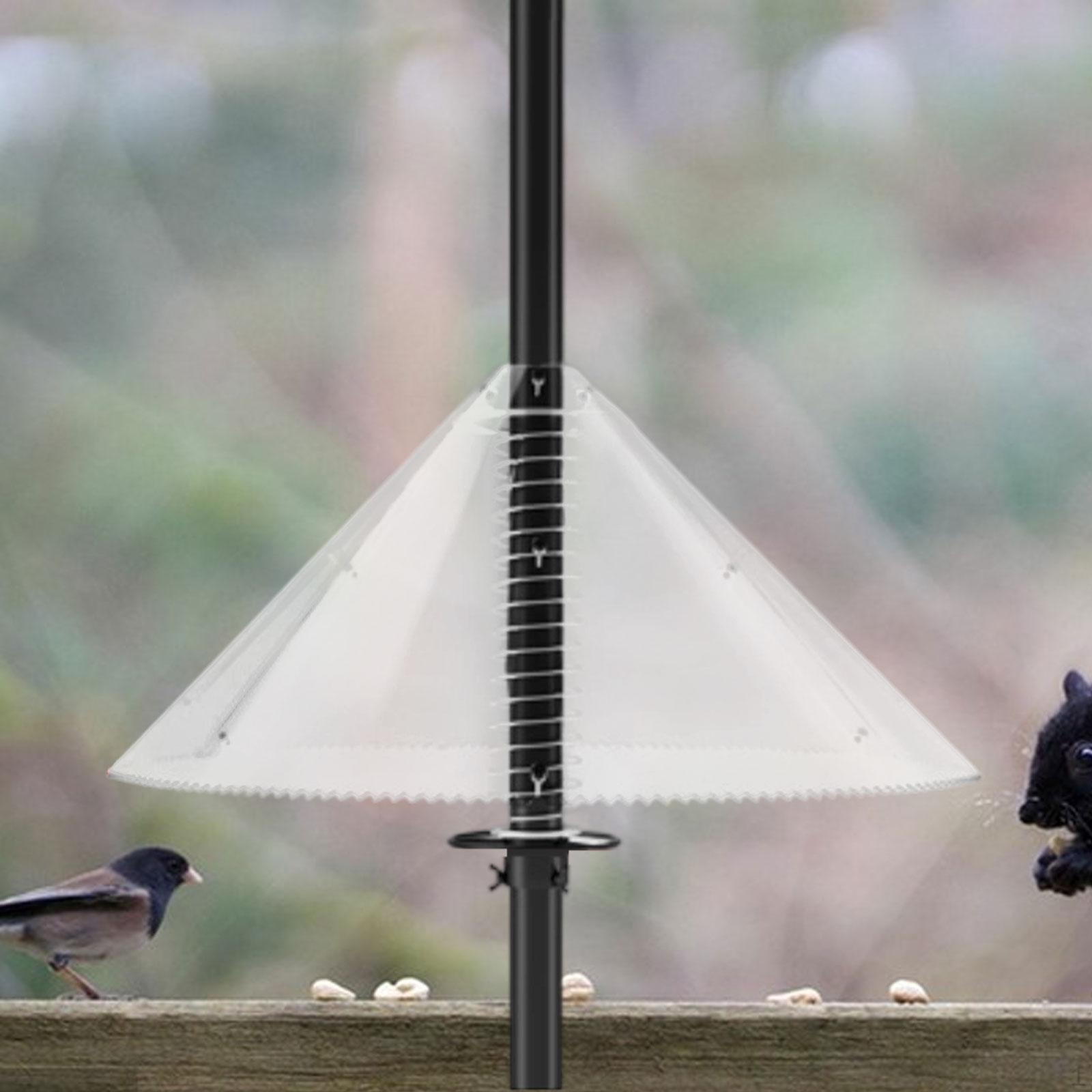 

Барьер от белок Антистолбовое крепление Простая установка Дождестойкий 19-дюймовый металлический дефлектор для