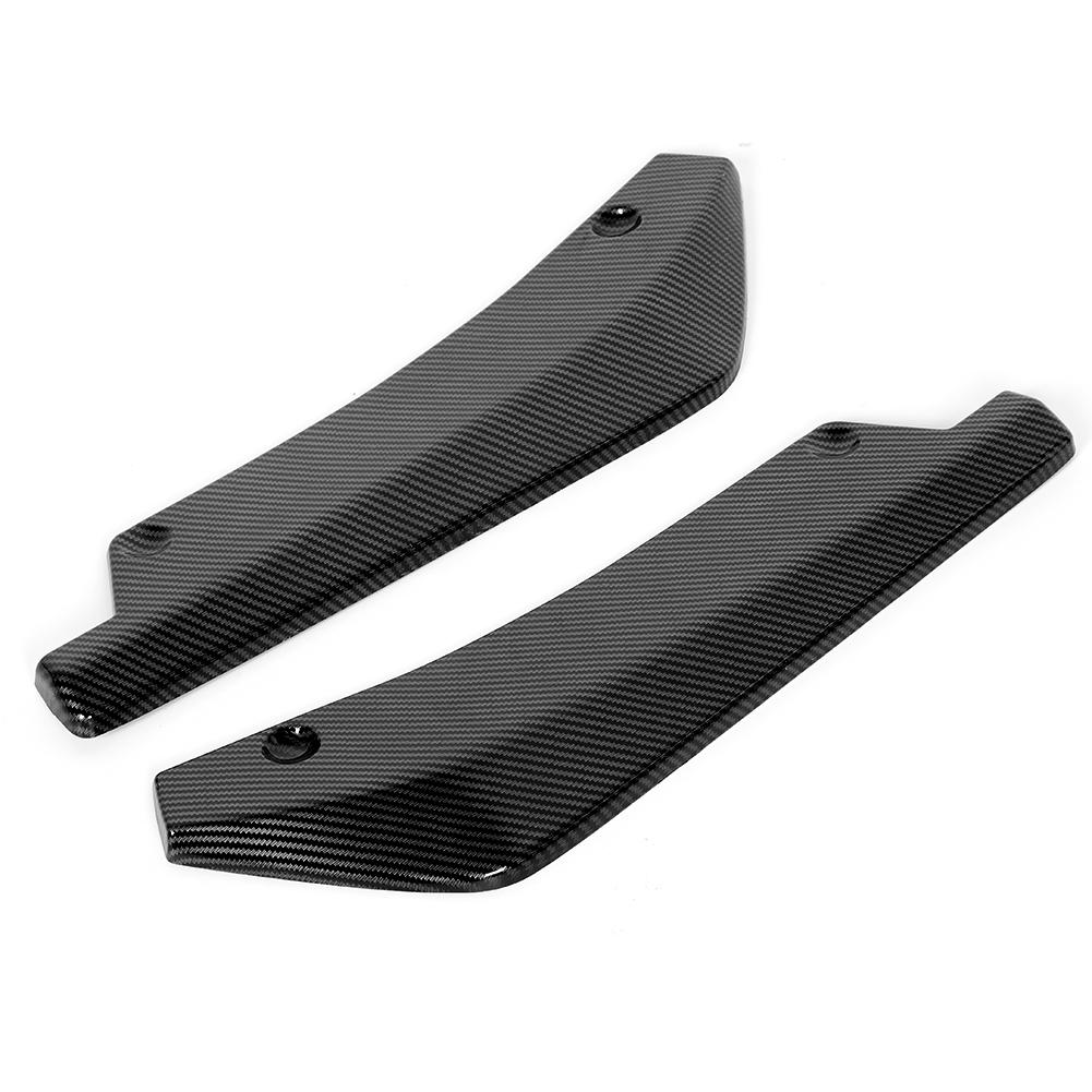 

Universal Spoiler Carbon Fiber Texture Rear Bumper Lip Diffuser Splitter Deflector