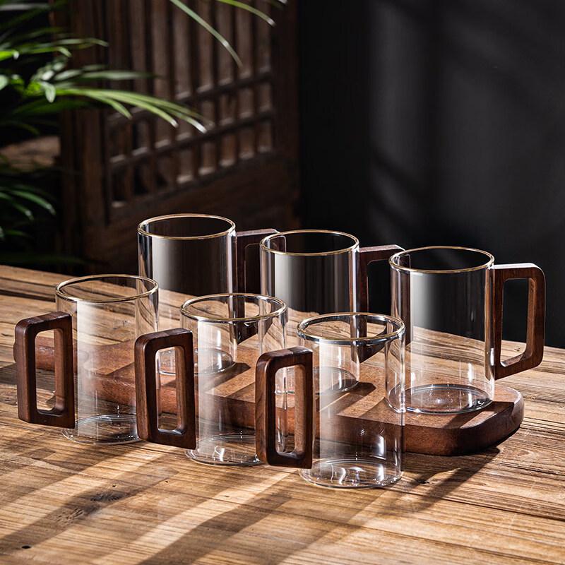 ZISIZ Heat-Resistant Glass Cup Set