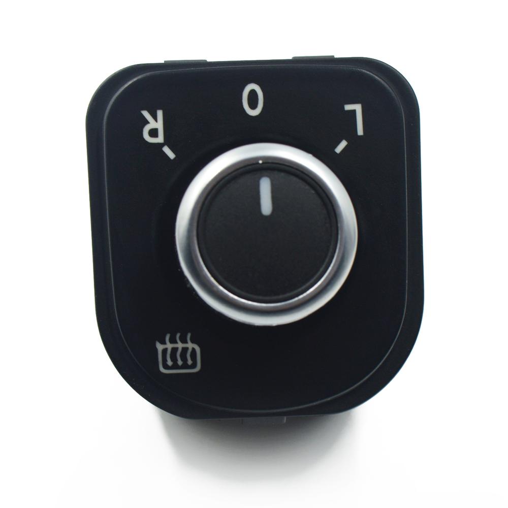 Chrome Electric Power Window Rear Side Mirror Headlight Fog Control Switch For Vw Jetta Golf 5 6 Golf Gti Tiguan Passat B6 Cc