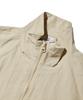 Slit Studio Lettering Windbreaker Jacket Beige