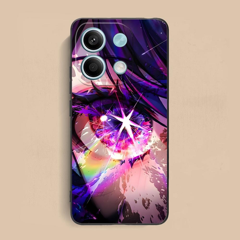 Anime Oshinoko AI Hoshino Phone Case for Xiaomi Redmi Note 14 13 12 11 S Pro Plus 4G 5G Colorful Printing Cover Pretty Luxury