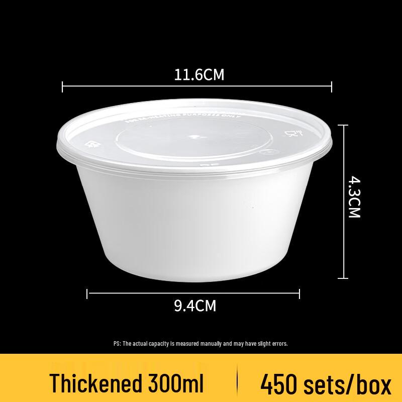 Disposable Round Transparent Soup Container