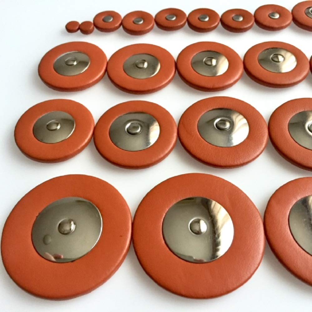 Tenor Saxophone Tampo Pad 25 Piece Set Sheepskin Leather Saxophone Parts Replacement Repair Care Wind Instrument