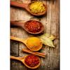 Modern Colorful Spices Chili Seasoning Spoon Posters and Prints Canvas Printing Wall Art Picture for Restaurant Kitchen