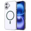 For iPhone 16 Plus Magnetic Case Compatible with MagSafe 1.0mm Ultra Thin PC Back Cover
