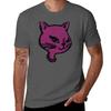 Winking Cat Pink TShirt Casual Work Wear TShirt