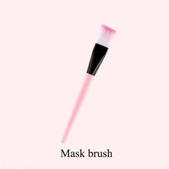 9Pcs Plastic DIY Mask Bowl Brush Spoon Stick Soaking Spray Bottle Face Puff Set