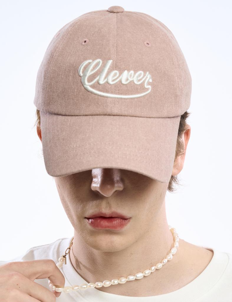 CLEVER FIELD Clever Bio Vintage Casual Ball Cap_Peach