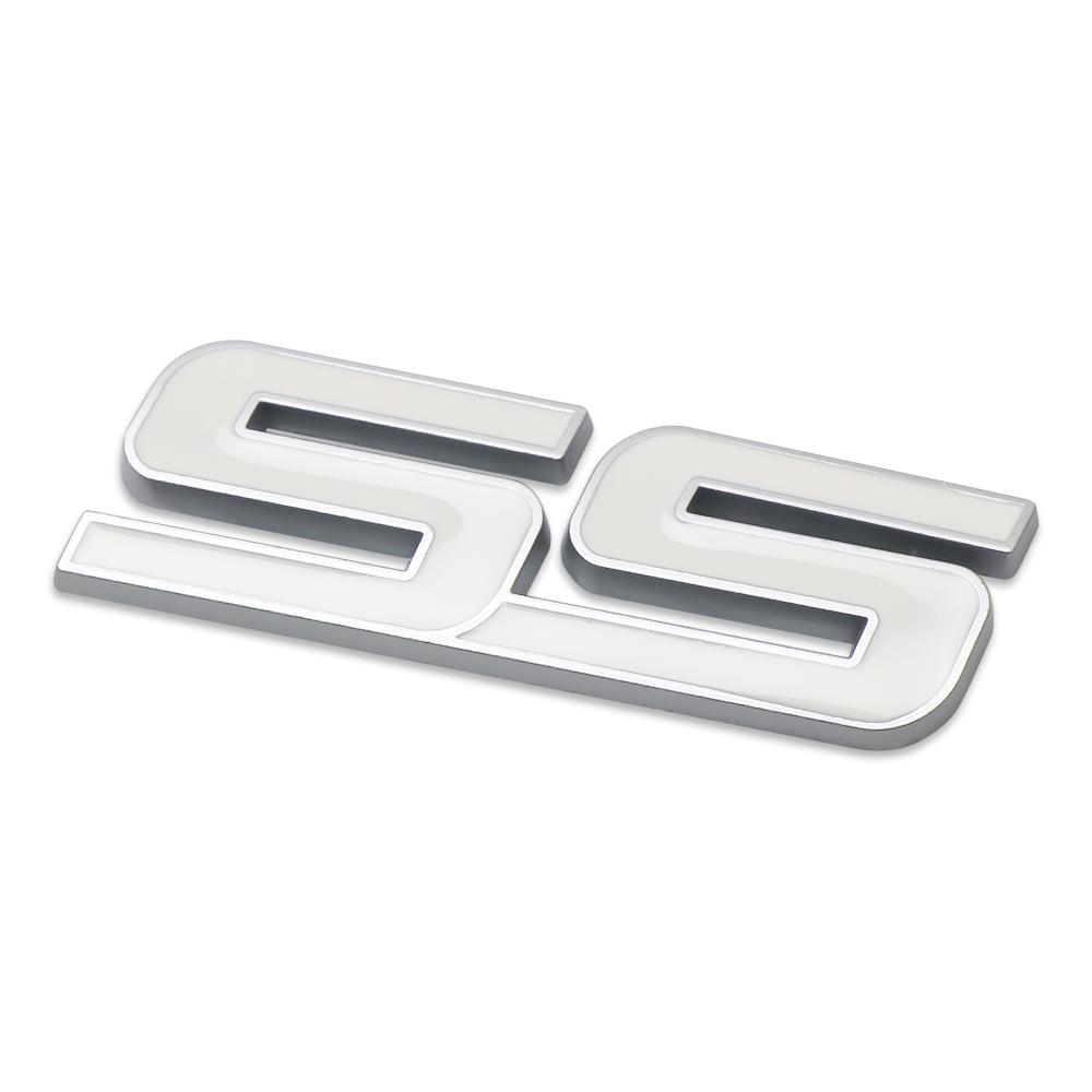 3D Metal Car Side Body Fender Sticker Wing Shape Decor Decal For Chevrolet SS Camaro Aveo Niva Captiva Cruze Malibu Captiva Trax