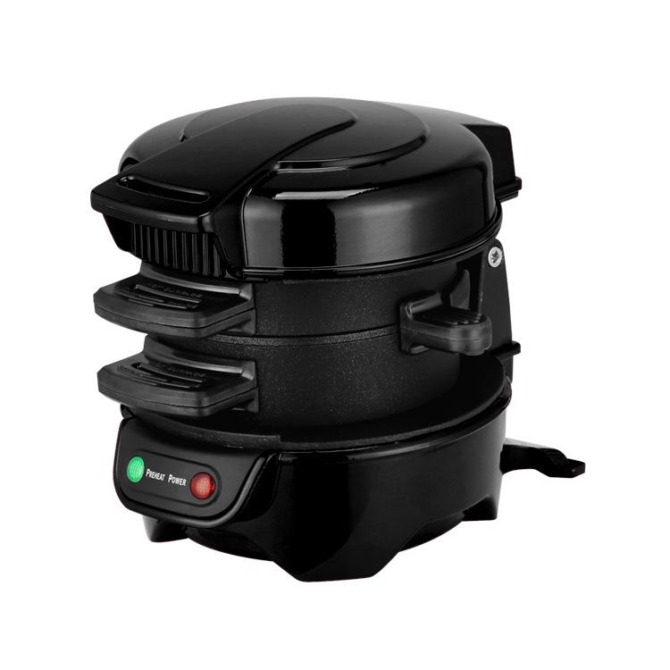 MX-5013 Multifunctional Breakfast Maker: Hamburger, Sandwich, Fried Egg, and Toaster.