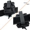 Open Top Nylon Handcuff Pouch Waist Belt Bag Handcuff Holder Hunting Accessory