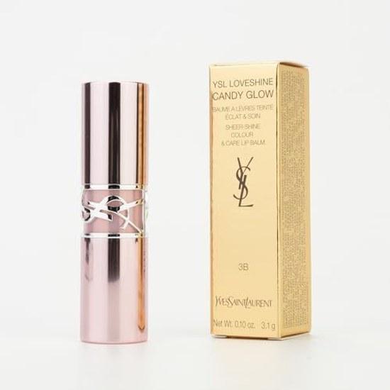 Yves Saint Laurent Love Shine Candy Glow Balm (#3B Rosewood Blush) 3.1g Lipstick Makeup Birthday Mothers Day Anniversary White Return Christmas Gift