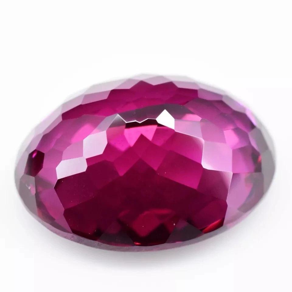 Natural Rhodolite Garnet Raspberry Pink Oval 36-38 Ct Beautiful Gemstone