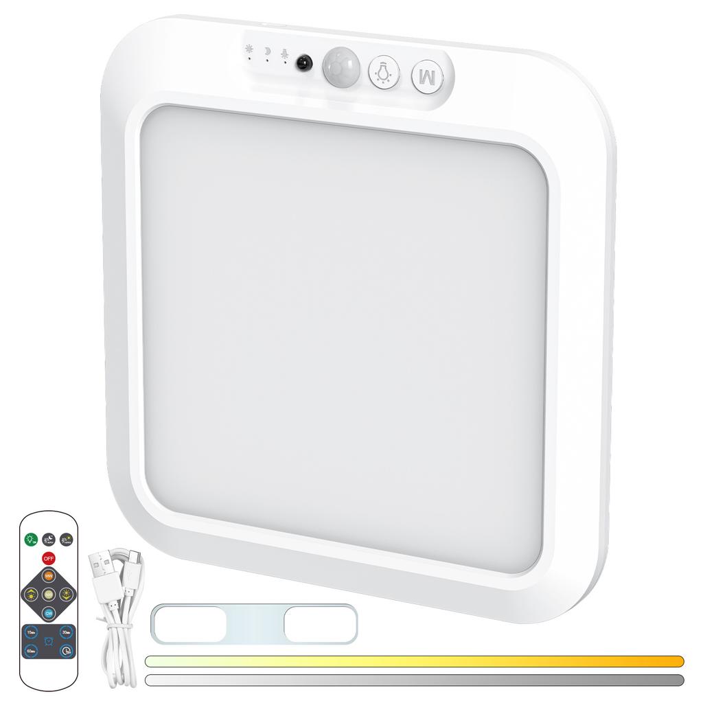 Ultra-Thin LED Motion Sensor Ceiling Light - Automatic Human Induction Lamp for Hallway Staircase Corridor Warehouse Home