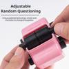 4-in-1 Math Roller Stamp ,Addition Subtraction Multiplication Division Refillable Ink Included Educational Math Practice Tool