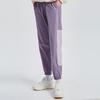Li Ning Badfive Basketball Series Cuffed Loose Sports Pants Women Pants Purple AYKR132-1