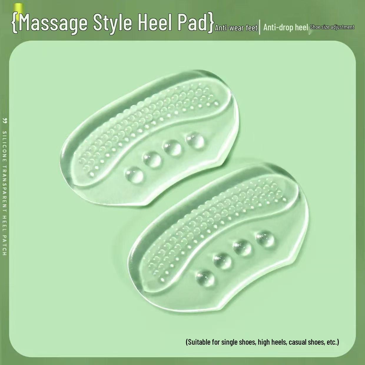 

Силиконовые прозрачные накладки на пятку против скольжения: Удобные, нелипкие и безопасные для обуви полустельки.
