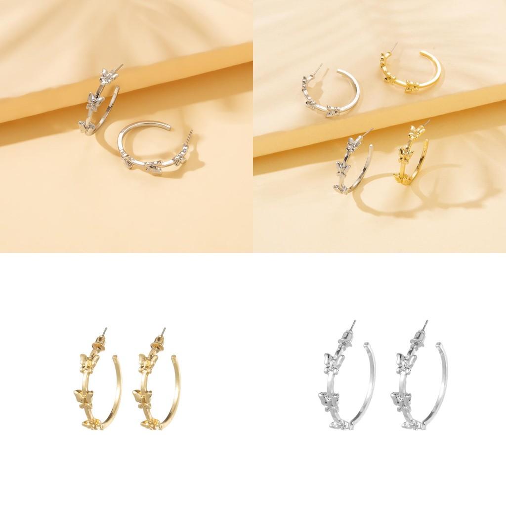 Stylish Geometric Butterfly Earrings For Women Trendy Fashion Accessories