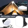 Portable Mini Camping Lantern Adjustable Brightness Three Settings Tent Lamp Waterproof USB Rechargeable Flashlight Outdoor