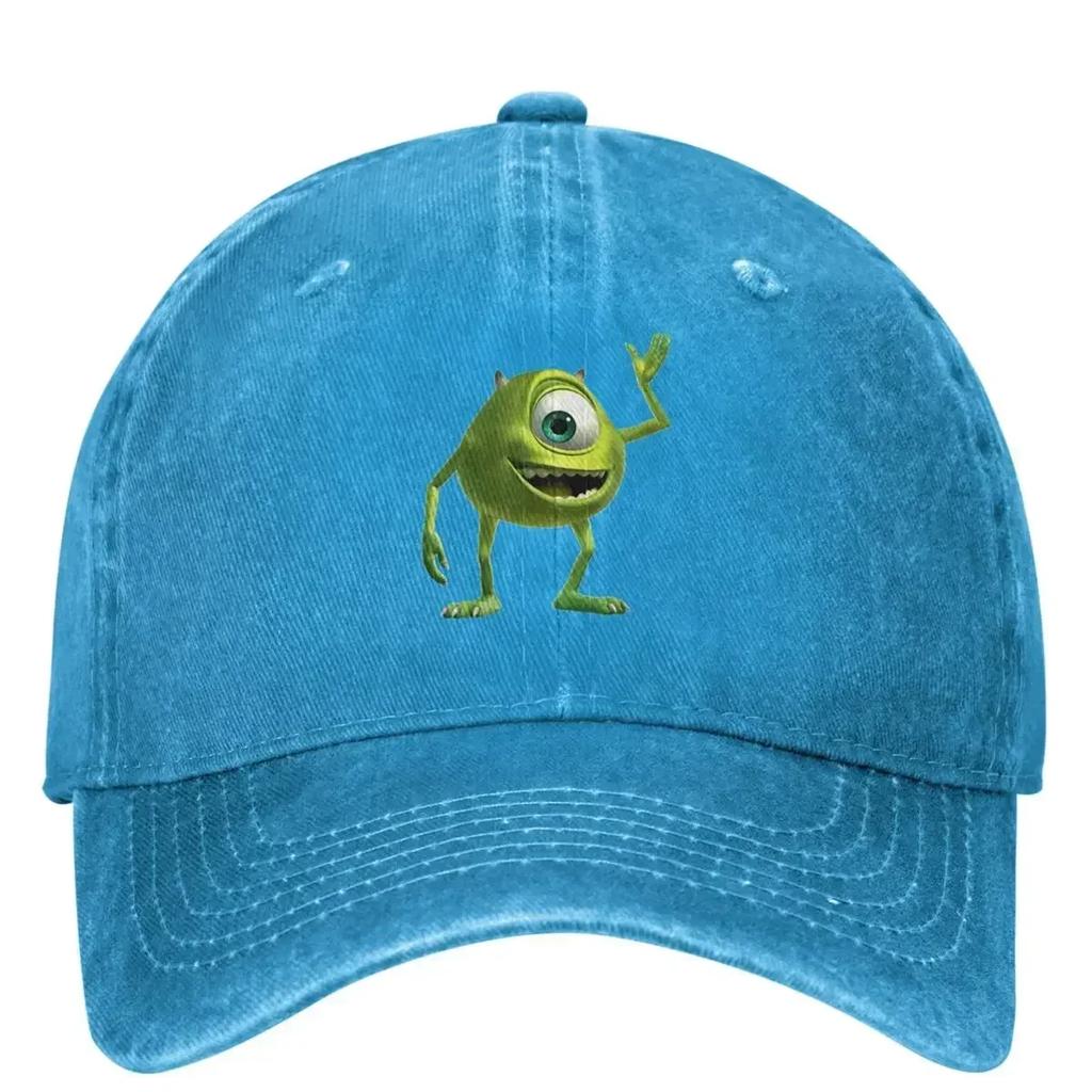 Mike Wazowski Monsters University Baseball Cap Outdoor Sport Yk Retro Hip Hop Hats Unisex Teens Fashion Sun Visors Baseball Cap