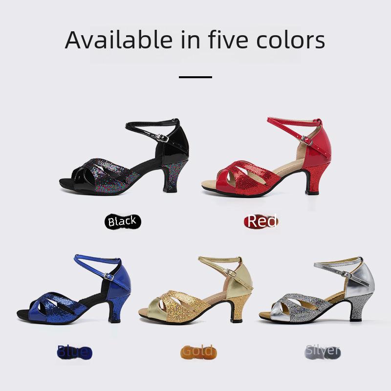 Adult Women's Latin & Ballroom Dance Shoes: Modern, Square, and Latin Styles