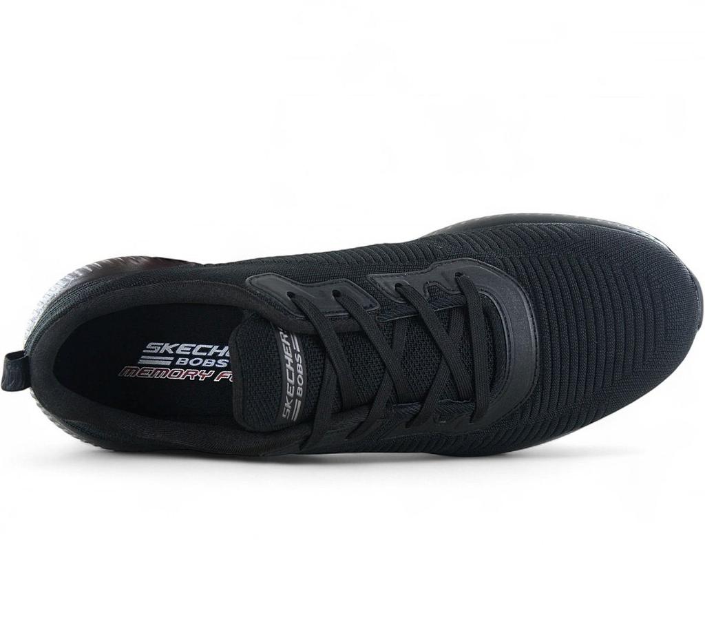Skechers Bobs Squad - Damen Schuhe Sneakers Schwarz 32504-BBK ORIGINAL