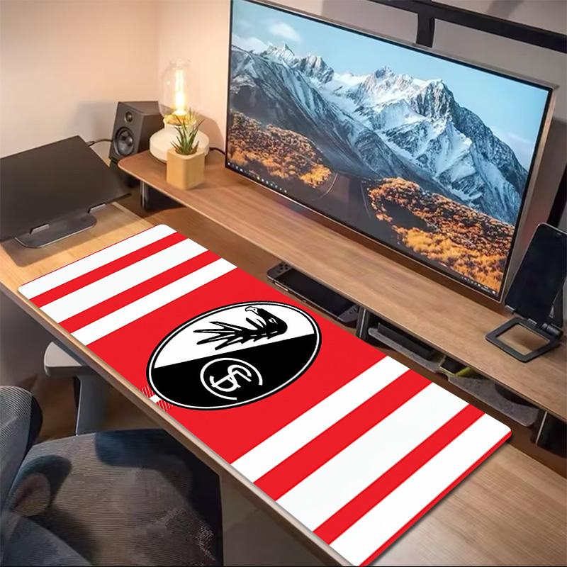 SC Freiburg Print  Cushion Non-slip Laptop Tablet Big Mousepad XXL Mat Mini PC Playmat With Lock edge