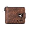 Herren Kurz-Reißverschluss-Geldbörse Business Retro Handtasche Münzfach Mehrere Kartenfächer & Große Kapazität Für Den Täglichen Gebrauch Münzbeutel
