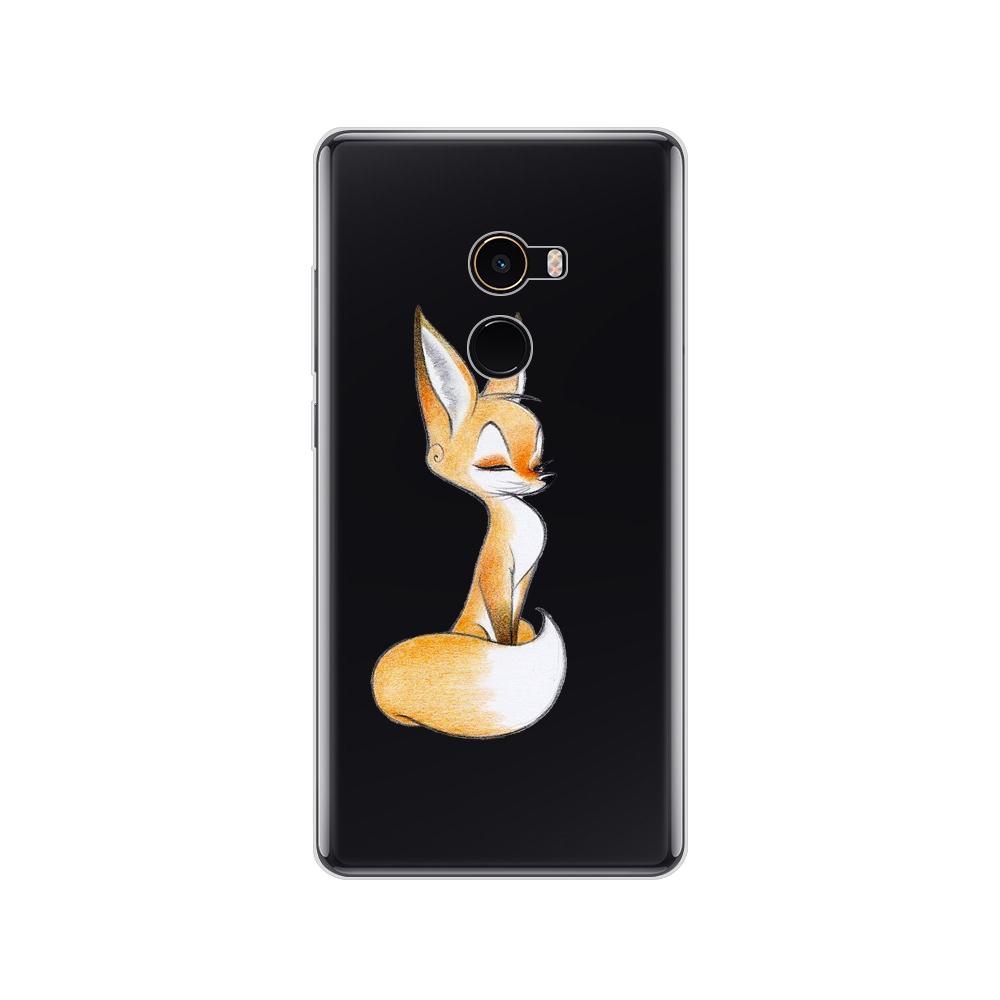 Pouzdro pro Xiaomi Mix 2 Soft Silicon TPU Pouzdro pro Xiaomi Mi Mix 2 Mix2 Zadní kryt Ochranný zadní kryt Transparentní Coque Shell