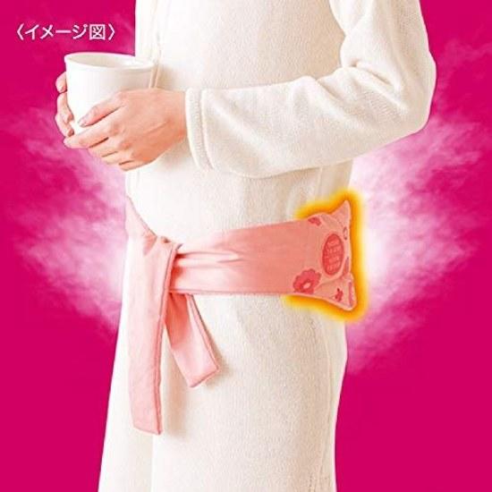 Kiribai Kagaku Azuki No Chikara Dokodemo Beruto 100 Natural Steam Warming Various Areas 1 Piece Approximately 250 Uses