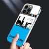Blur Band Phone Case For Iphone 16E 15 Pro 14 Plus 17E 16 17 Pro Max Air 11 12 13 Mini Shockproof Capa Cute Cover TPU Clear