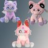 Game Anime Meow Plush Toy Anime Figure Cat Plushies Doll Stuffed Animals Toy for Children Birthday Gift Room Decoration