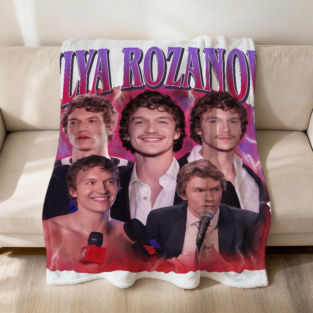 Vintage TV series h-heated rivalry Shane Ilya Flannel soft warm plush blanket sofa living room pet hogar bed home Car portable