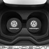 2pcs Car Cup Holder Insert Pad Emblem Coaster Anti-Slip Mat For VW Golf Tiguan T-Roc Polo Passat ID.4 T-Cross ID.3 Taigo ID.7 zj6